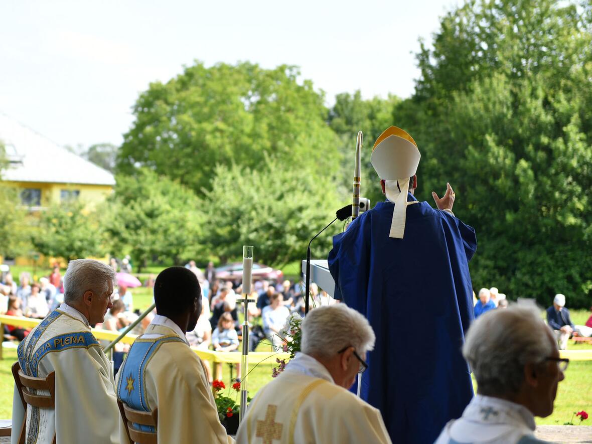 Großer Gebetstag in Marienfried (Foto: Julian Schmidt / pba)