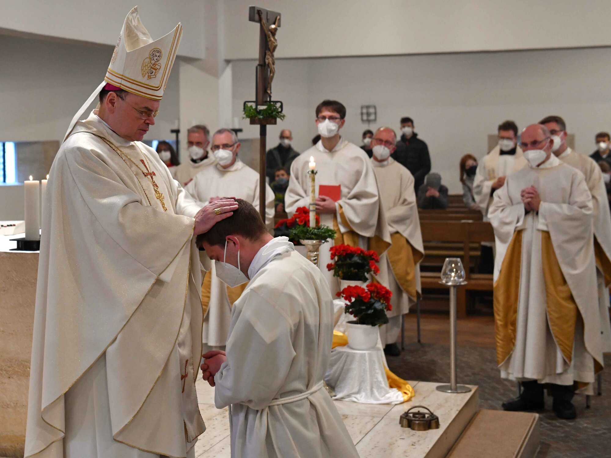 Diakonenweihe Br. Anton Wölfl in Dinkelscherben (Foto Nicolas Schnall pba)