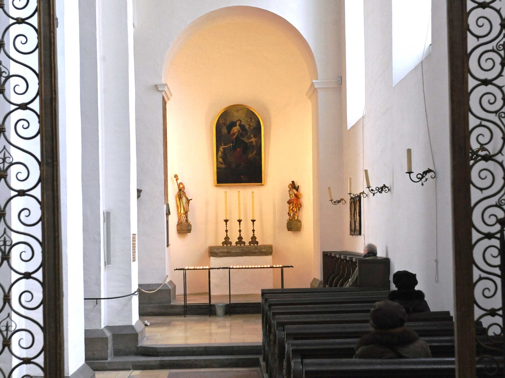 Wieder Sonntagsgottesdienste in St. Peter am Perlach (Foto Nicolas Schnall pba)