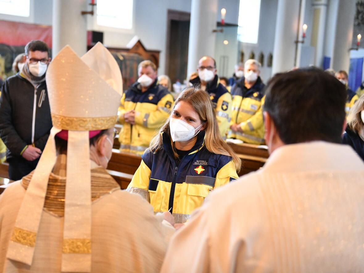 An diesem Samstag konnten zum ersten Mal seit 2019 neue Notfallseelsorger/-innen ausgesandt werden.