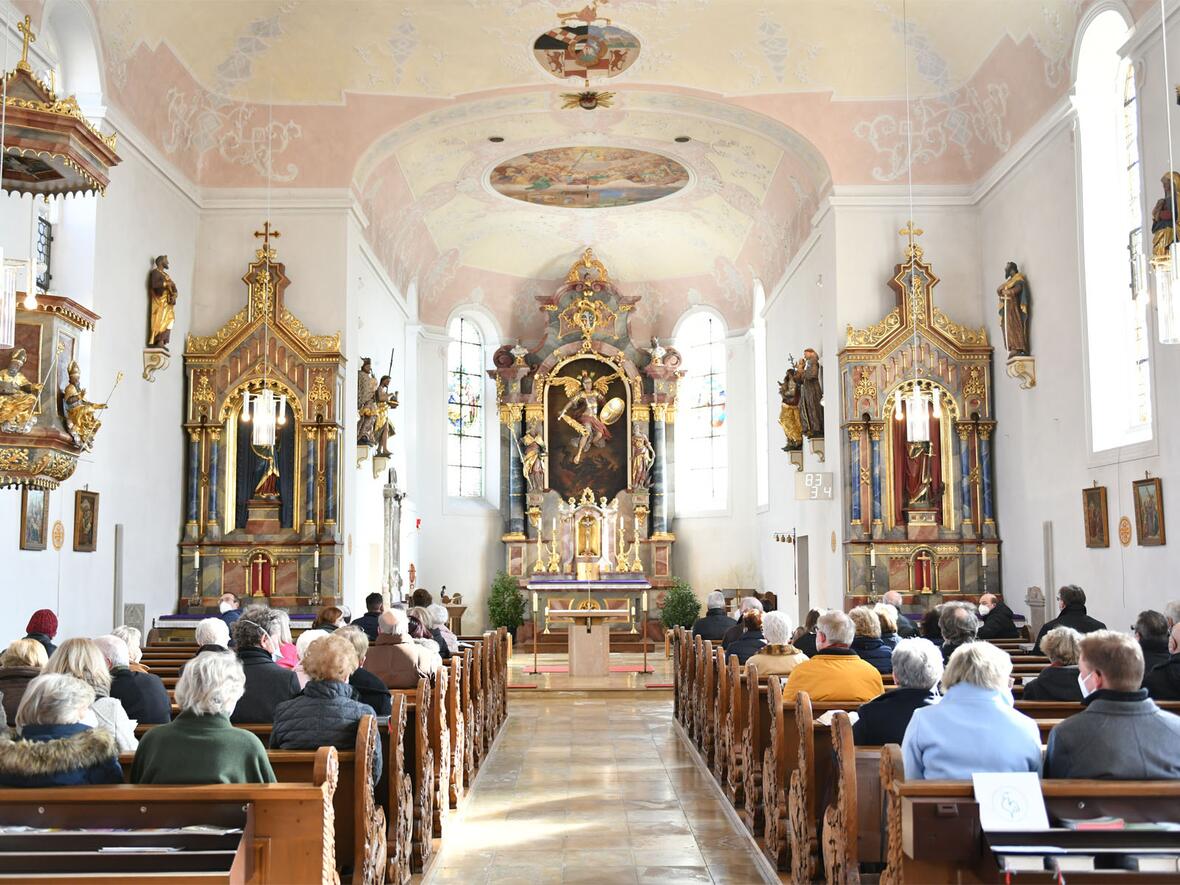 Das Innere der Kirche.