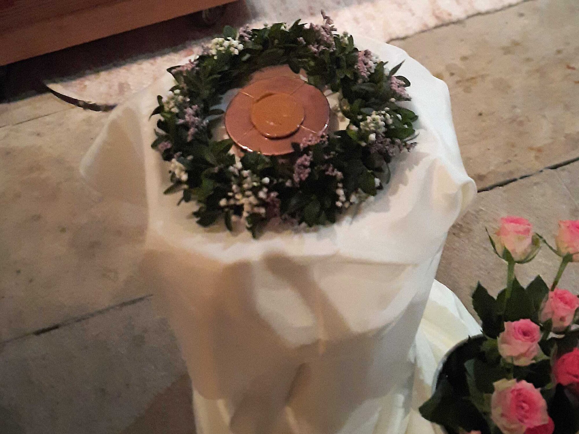 Reliquie für den Altar in Holheim (Foto PG Nördlingen)