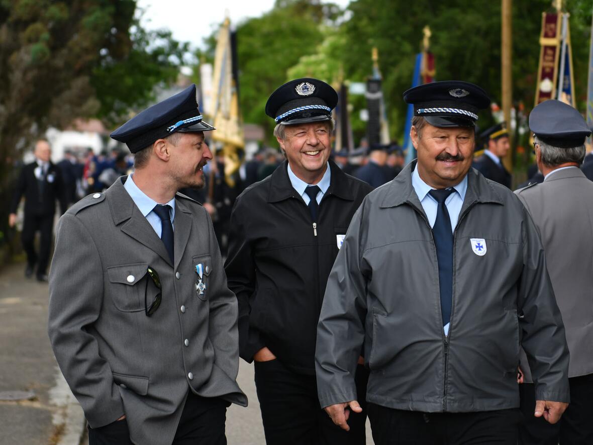 Auch das Wetter konnte die gute Stimmung nicht trüben.
