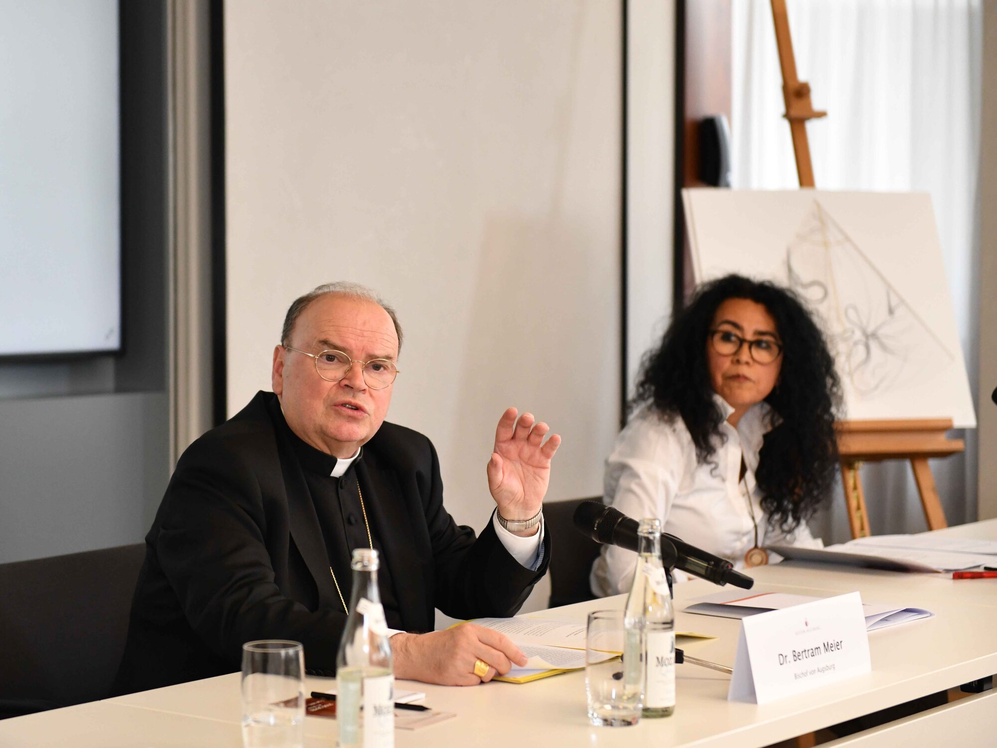 Das Ulrichsjubiläum soll nach Corona ein Neustart für die Menschen im Bistum und damit für die Kirche von Augsburg werden, betonte Bischof Bertram bei der Pressekonferenz. (Foto: Maria Steber / pba) 