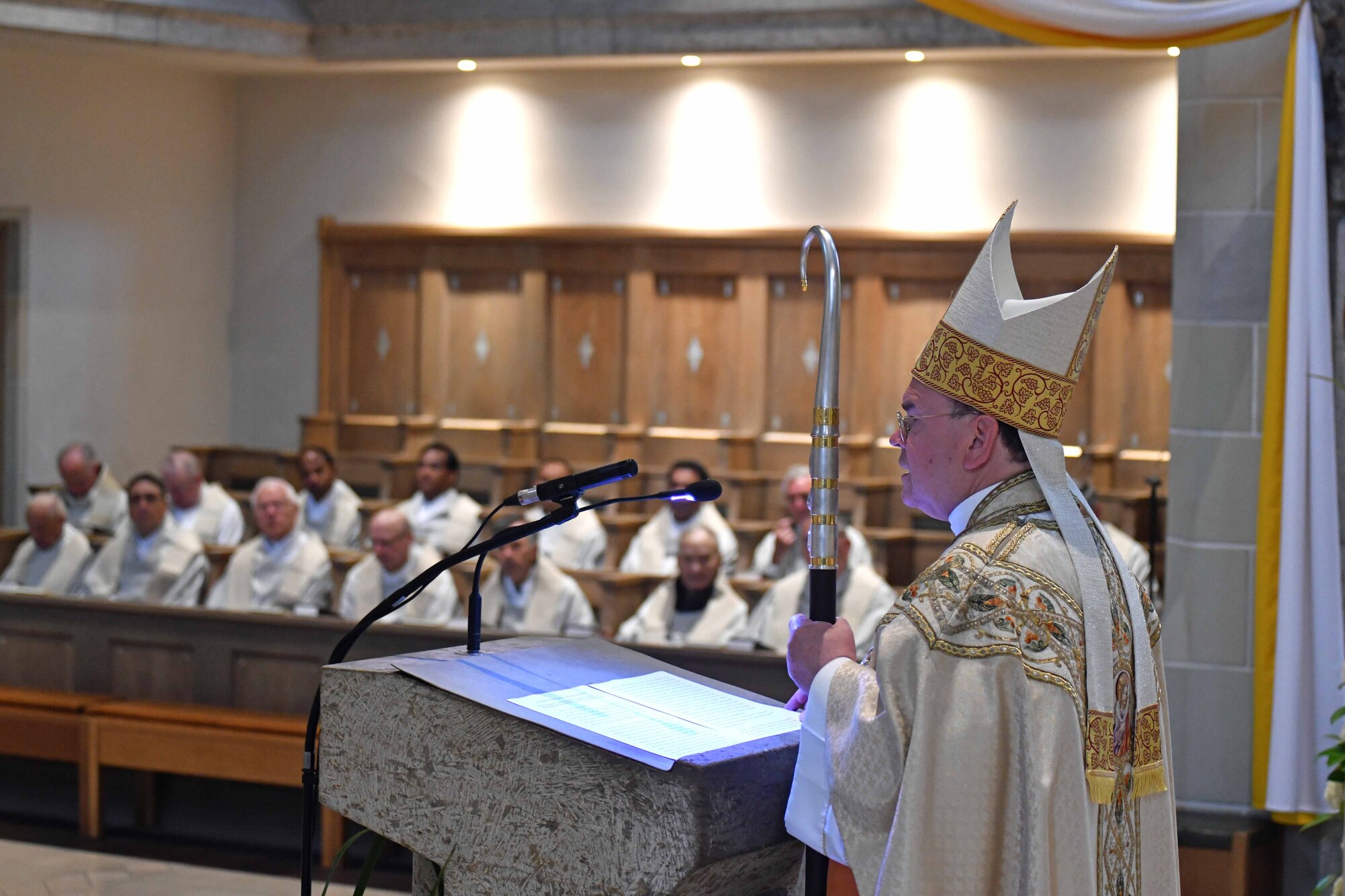 Tag der Priesterjubilare in St. Ottilien_Predigt (Foto Nicolas Schnall pba)