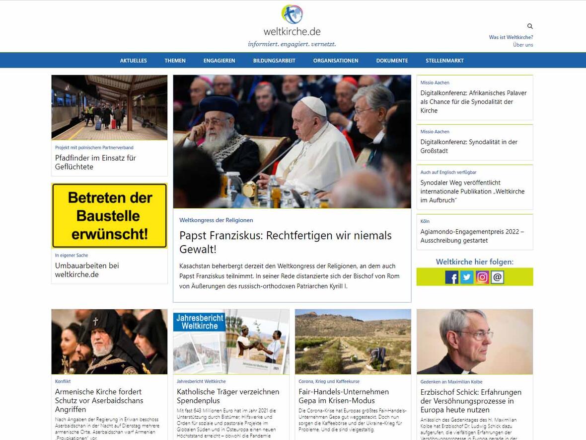 Internetportal neugestaltet: "Über unseren Tellerrand hinausschauen"