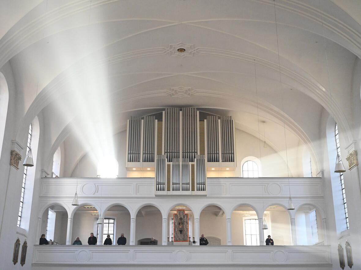 Die "große Schwester" der kleinen Chororgel wurde 2015 gebaut.
