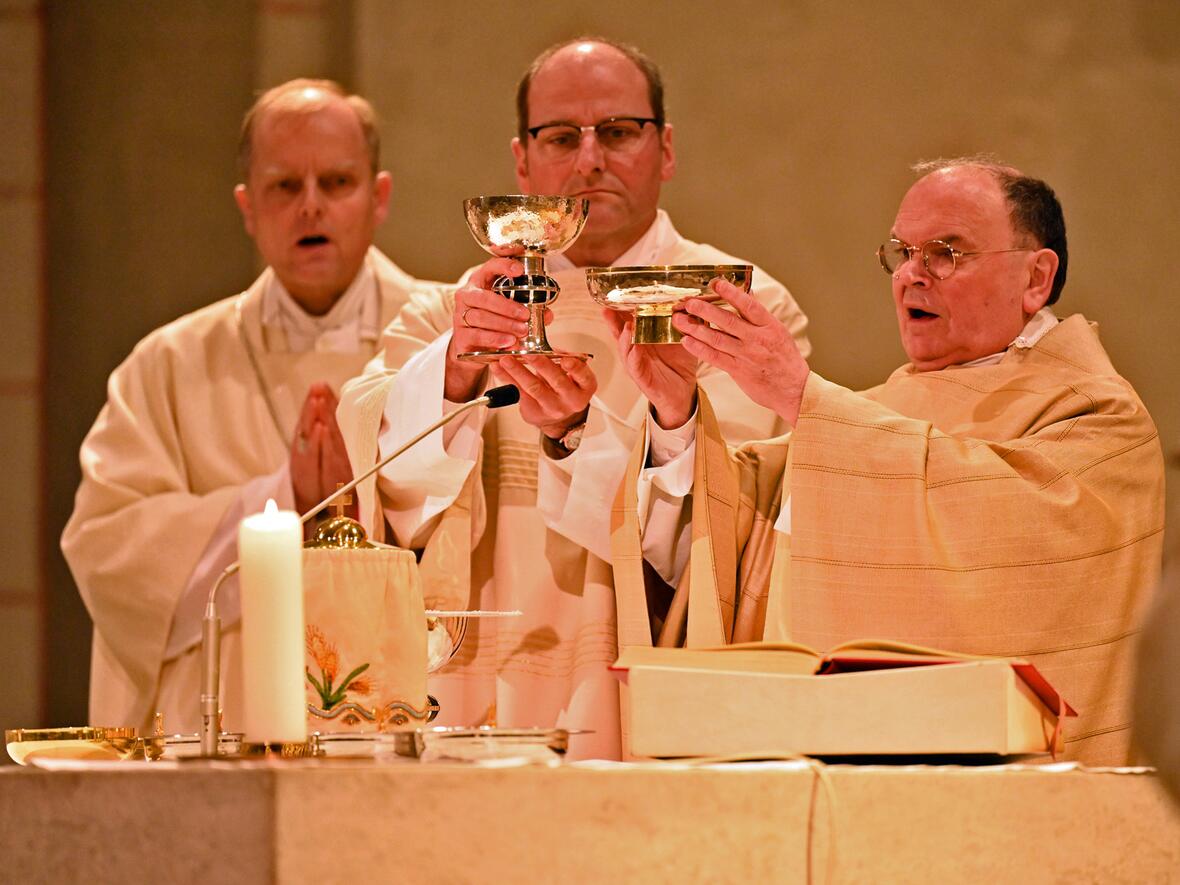 Messe vom Letzten Abendmahl im Hohen Dom (Fotos: Leander Stork / pba) 