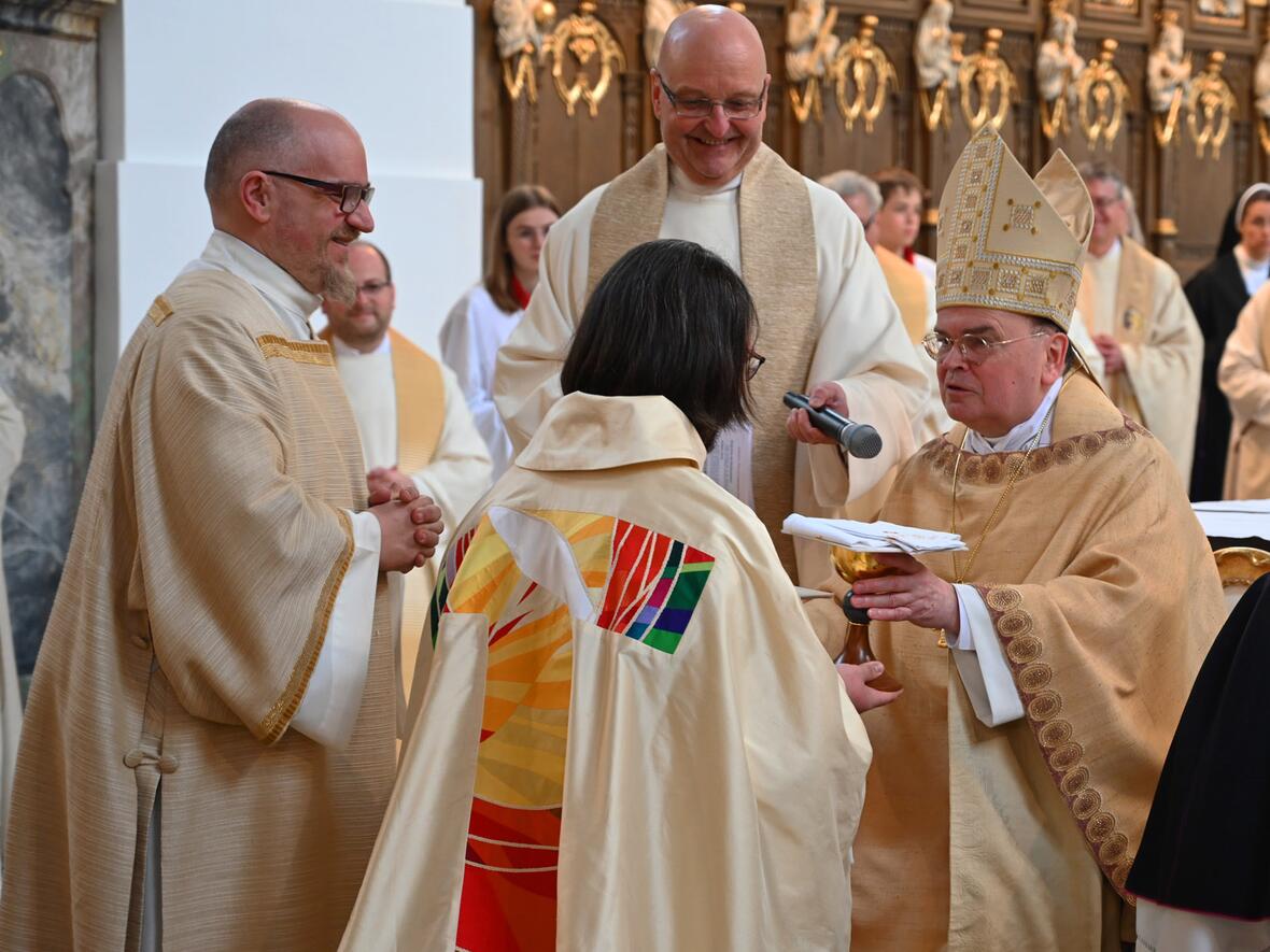 Feier der Priesterweihe im Kloster Roggenburg (Fotos: Leander Stork / pba)