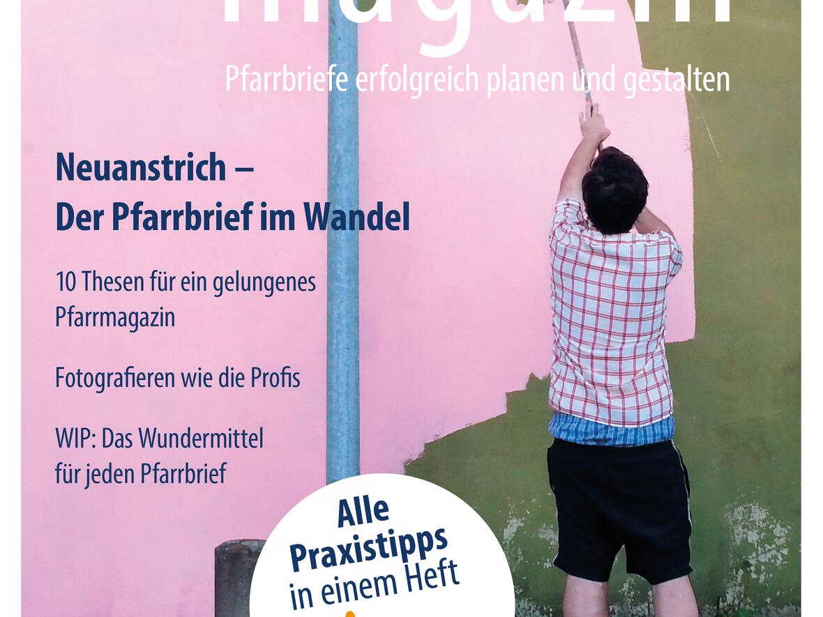 Das „Pfarrbriefmagazin“ gibt es ab sofort zum Herunterladen. Foto: Christian Schmitt / Coverfoto: Christian Lück