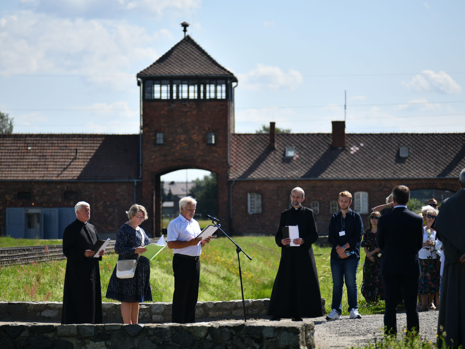 Während des Gebetswegs wurden Zitate von Edith Stein verlesen.
