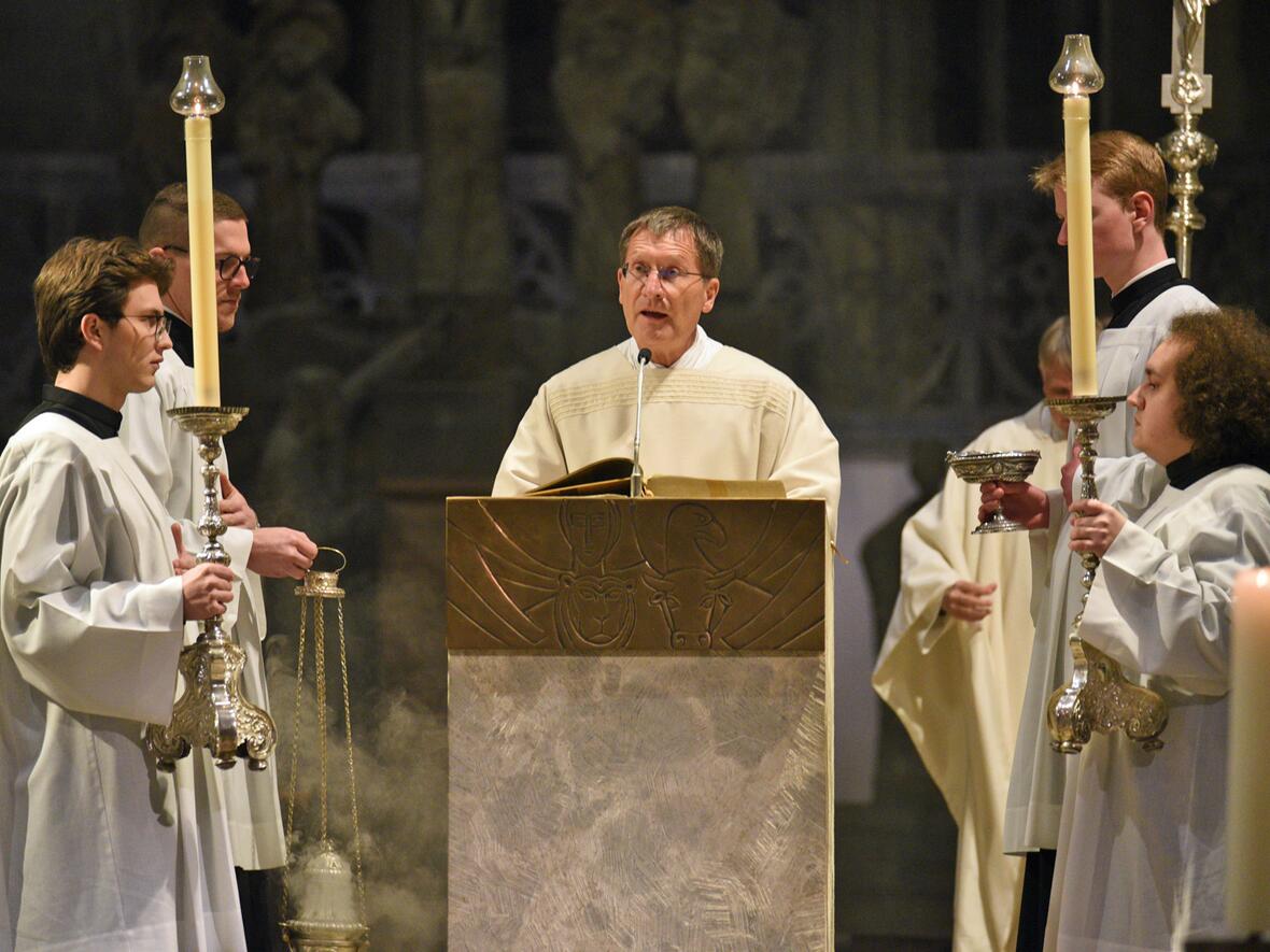 Der Lobgesang des Simeon war zentraler Bestandteil des Tagesevangeliums